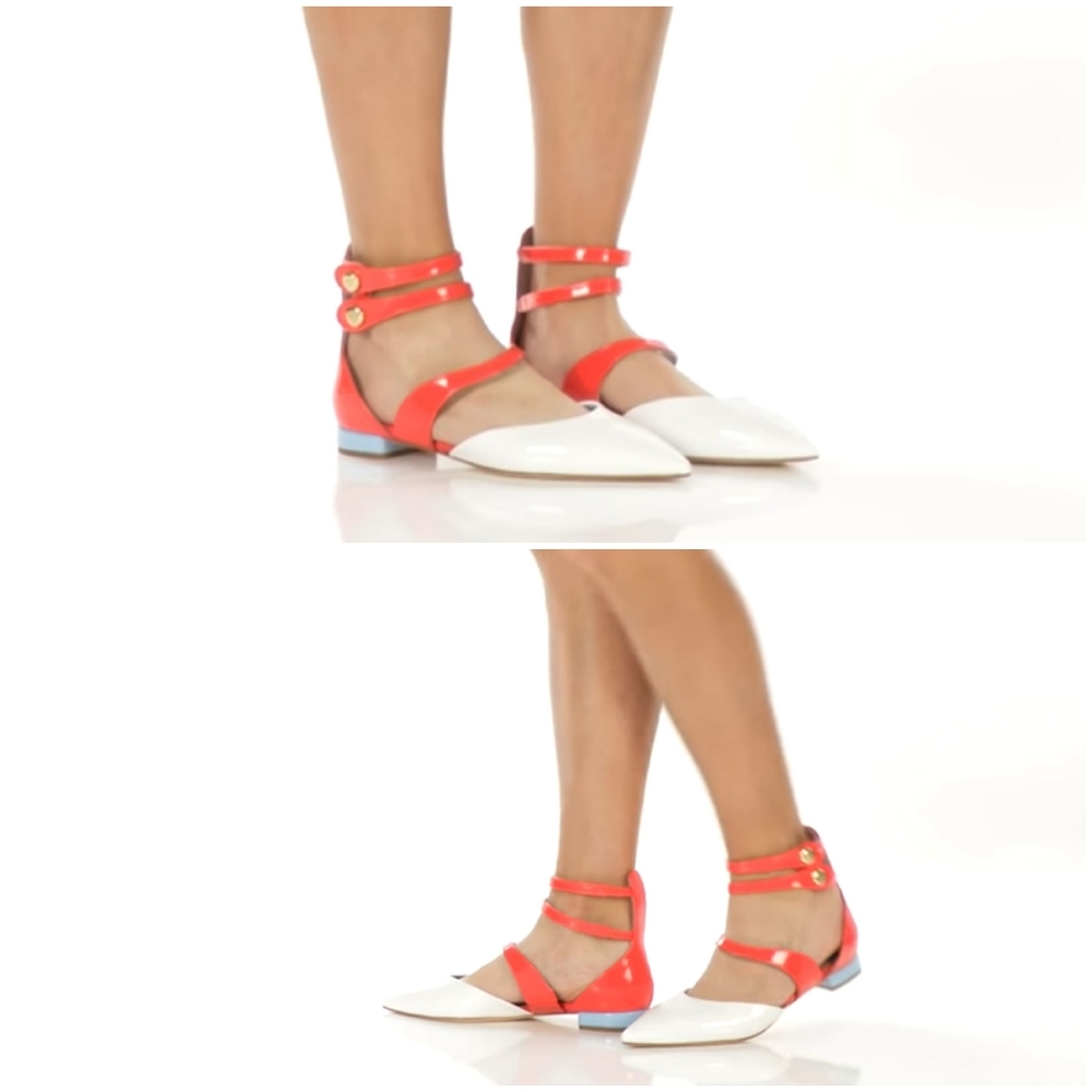 Chiara Ferragni Jackie Pointy Toe Flat  35